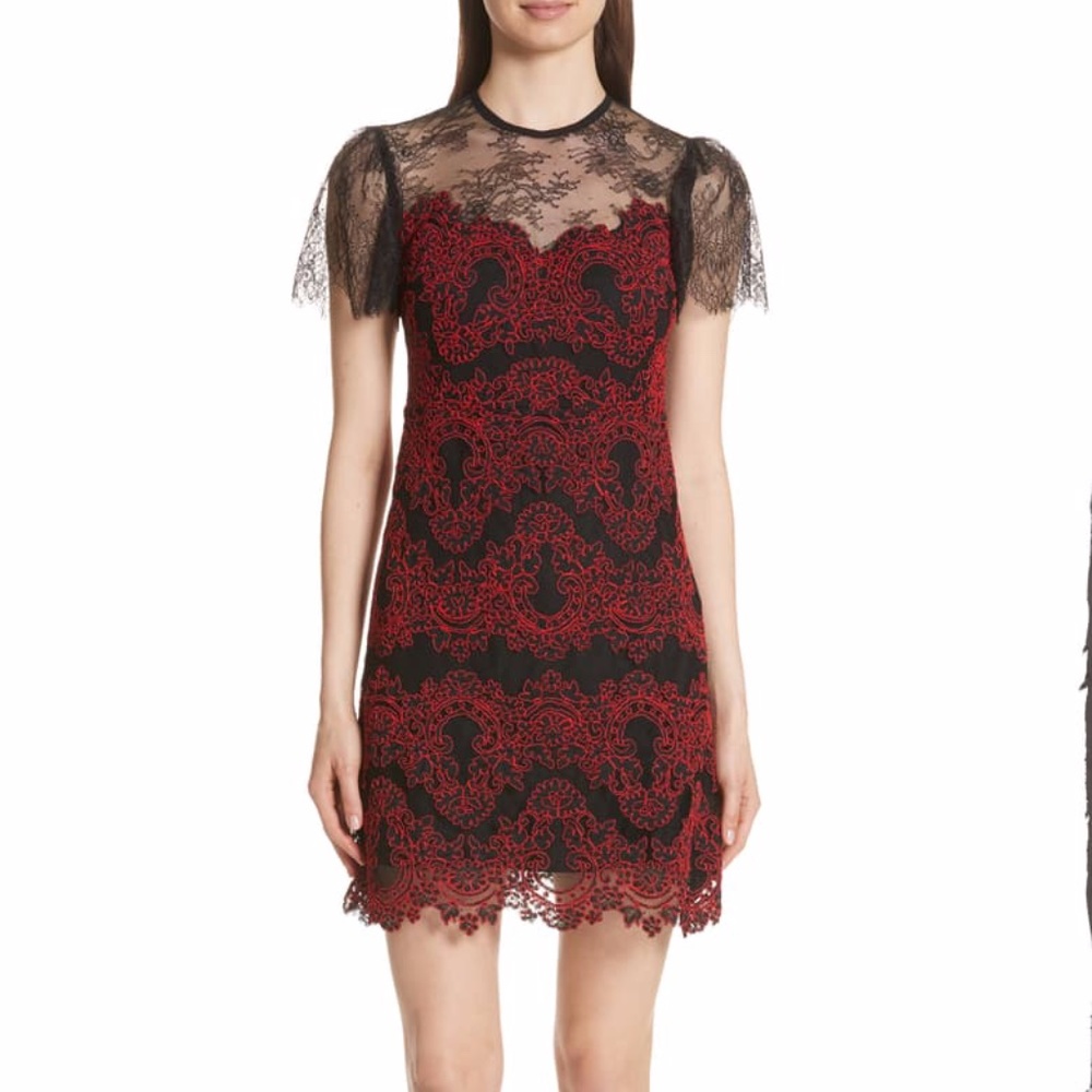 NWOT Tags Sandro Kimmy Lace Dress - Sz 1